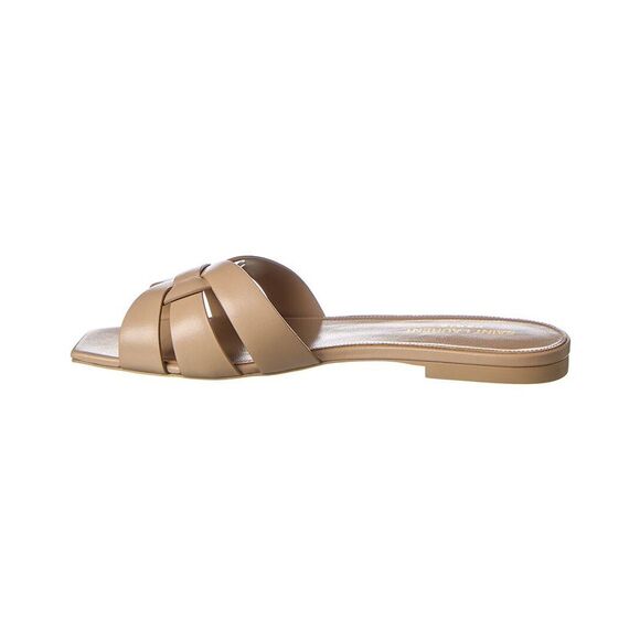 Saint Laurent Tribute Leather Sandal - Picture 2 of 5